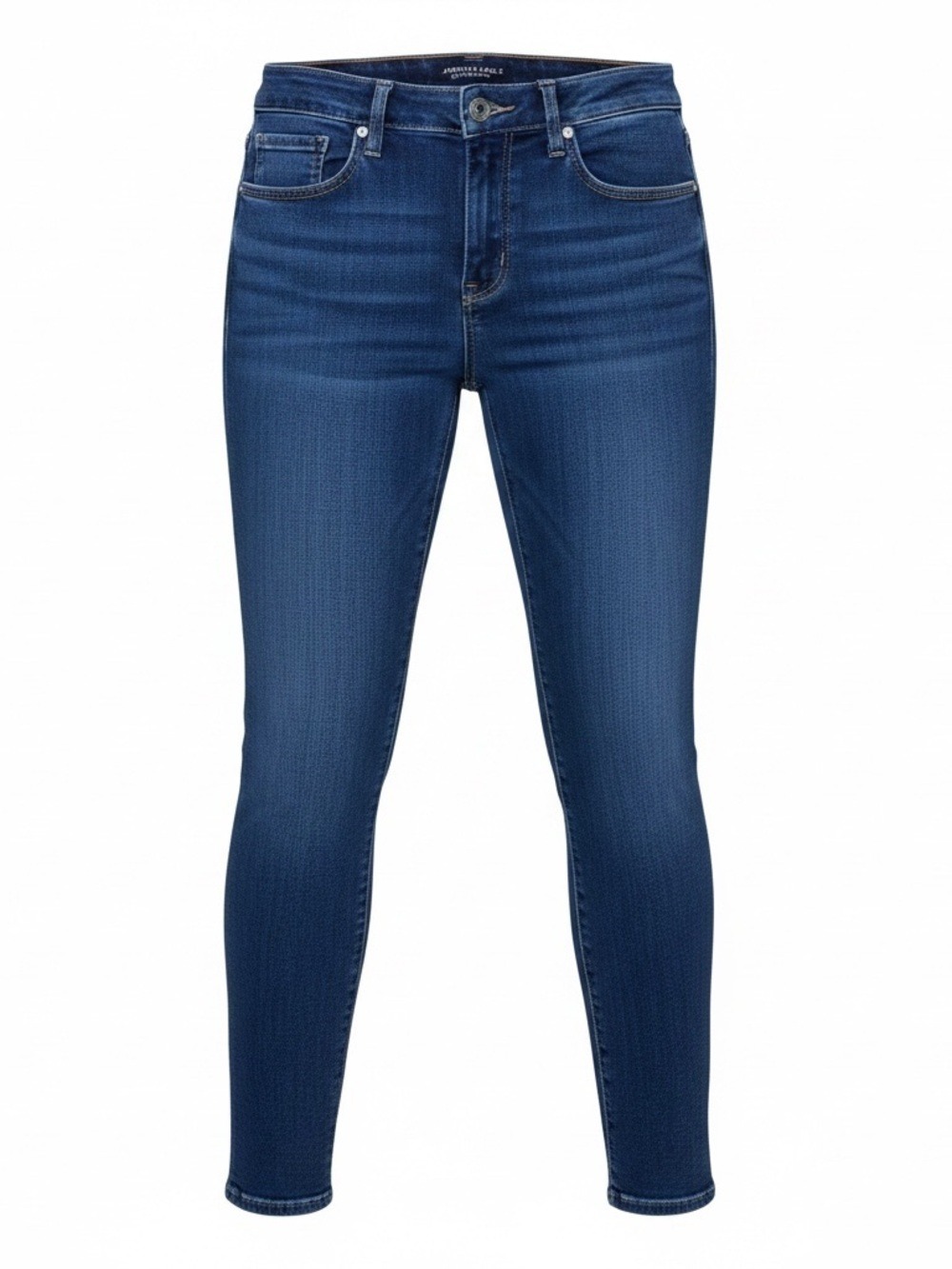 American Eagle women jeans size 4 blue medium-high-rise skinny AEO flattering